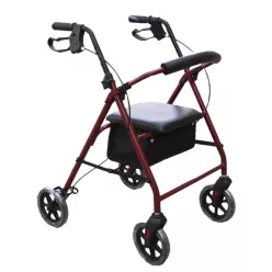 GM 4259 négykerekű rollátor ülőkével és táskával