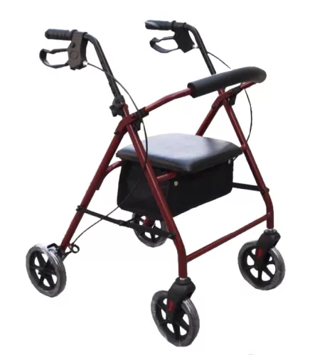 GM 4259 négykerekű rollátor ülőkével és táskával