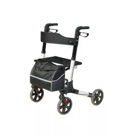 GM 4260 alumínium négykerekű rollátor bevásárlótáskával