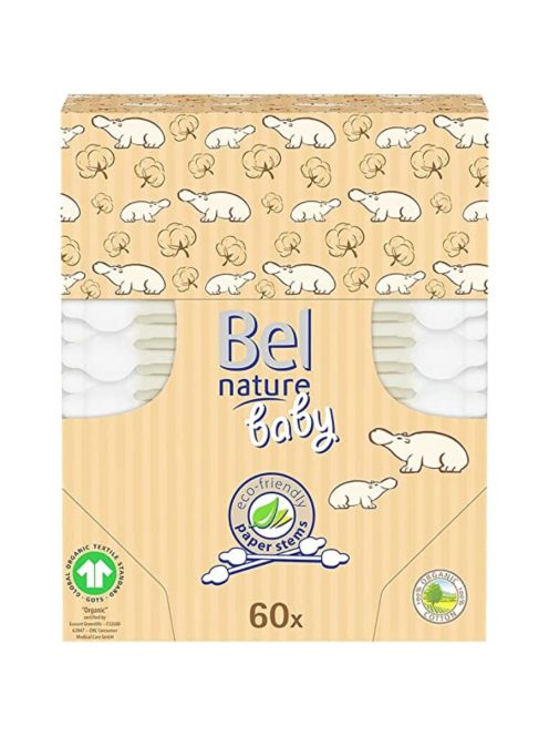 Bel nature baby fültisztító pálcák - 60 db 