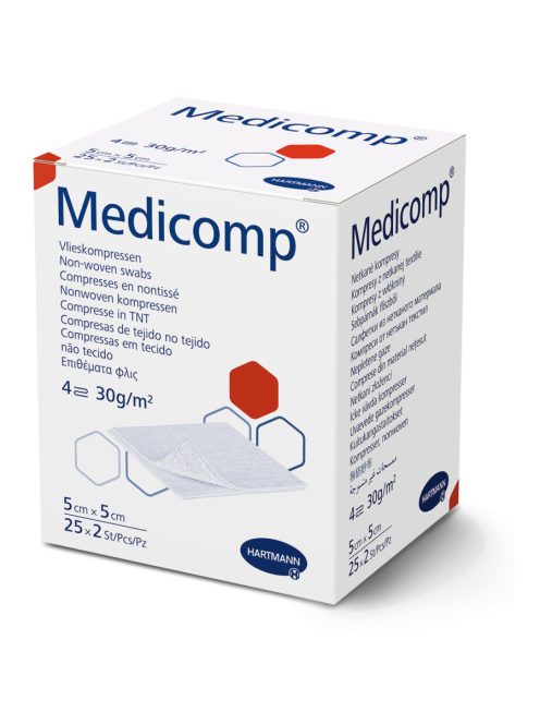 Medicomp nem szőtt steril sebfedő (5x5 cm; 50 db) 