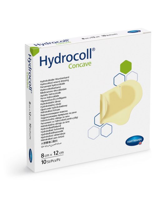 Hydrocoll concave hidrokolloid kötszer (8x12 cm; 10 db) 
