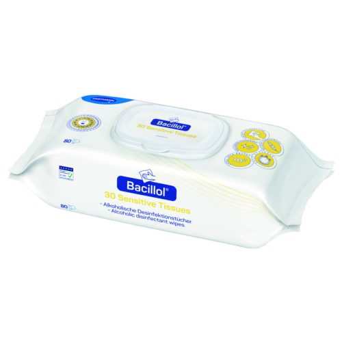 Bacillol® 30 Sensitive felületfertőtlenítő törlőkendő (80db)