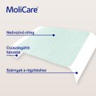 MoliCare® Premium Bed Mat Textil alátét szárnyas 7 csepp (75x85 cm, szárnyakkal; 10 db)