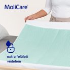 MoliCare® Premium Bed Mat Textil alátét szárnyas 7 csepp (75x85 cm, szárnyakkal; 10 db)