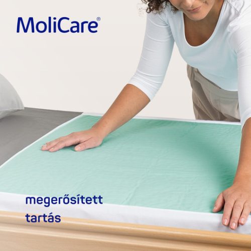 MoliCare® Premium Bed Mat Textil alátét szárnyas 7 csepp (75x85 cm, szárnyakkal; 10 db)