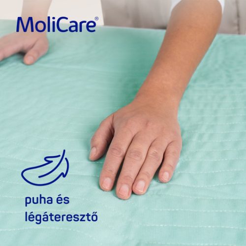 MoliCare® Premium Bed Mat Textil alátét szárnyas 7 csepp (75x85 cm, szárnyakkal; 10 db)