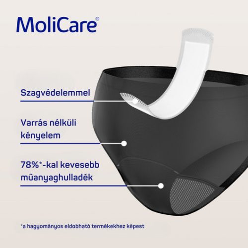 MoliCare® lady mosható női nedvszívó alsónemű 5 db betéttel (L; 1 db)