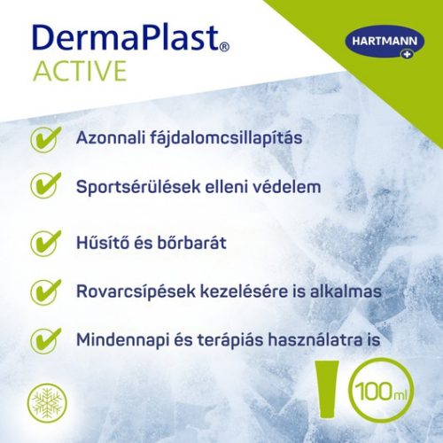 DermaPlast® ACTIVE COOL GEL hűsítő gél (100 ml; 1 db)