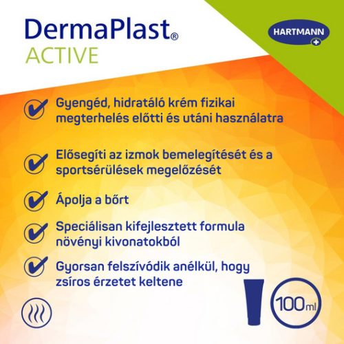 DermaPlast® ACTIVE WARM CREAM melegítő krém (100 ml; 1 db)