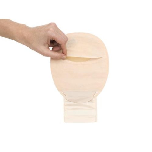 Dansac NovaLife 1 Midi Open 9230-10 üríthető, egyrészes testszínű sztómazsák, ablakos (10-55x70 mm, 420 ml, testszínű, ablakos, 1 db)