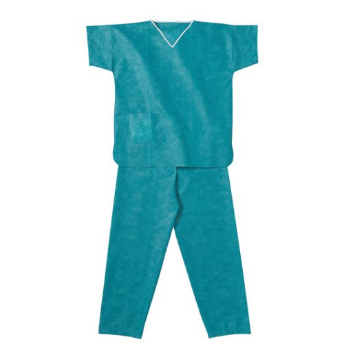 Foliodress® zsilipruha (zöld), V nyakkivágással (L; 50 db / karton)