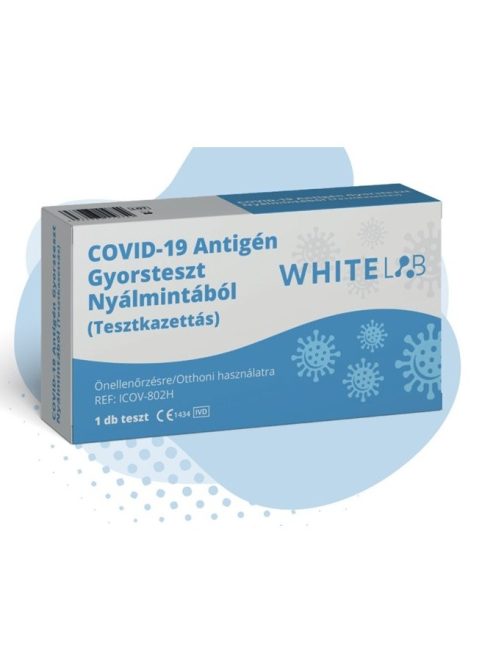 COVID-19 antigén gyorsteszt Nyálmintából önellenőrzésre - WhiteLAB - 10 db