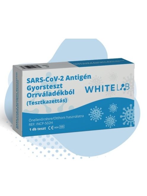 COVID-19 antigén gyorsteszt Orrváladékból önellenőrzésre - WhiteLAB - 1 db