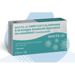   COVID-19  és Influenza A+B Antigén Kombinált Gyorsteszt Orrváladékból - WhiteLAB - 10 db