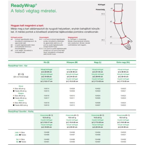ReadyWrap kompressziós ruhadarab - Kar - 49 cm