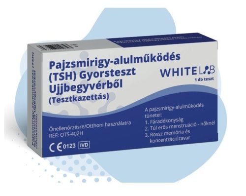 Pajzsmirigy-alulműködés (TSH) Gyorsteszt Ujjbegyvérből - WhiteLAB 1 db