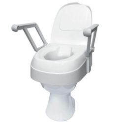   WC magasító állítható magasságú, fedővel, karfával TSE120