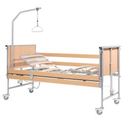   Elektromos betegápolási ágy DIAS 180 kg-ig, fa rácsozással