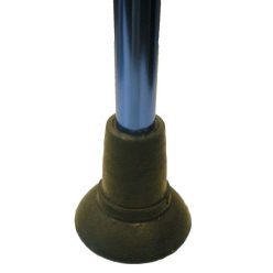 Botvég gumi tapadókorongos fekete 