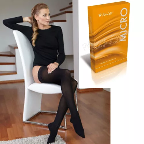 MAXIS MICRO AG combtőig érő harisnya bronz 5 méret