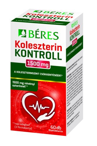 Béres koleszterin kontroll 1500 mg filmtabletta 60 db