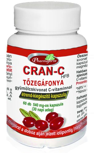 Cran-C tőzegáfonya kapszula 60 db