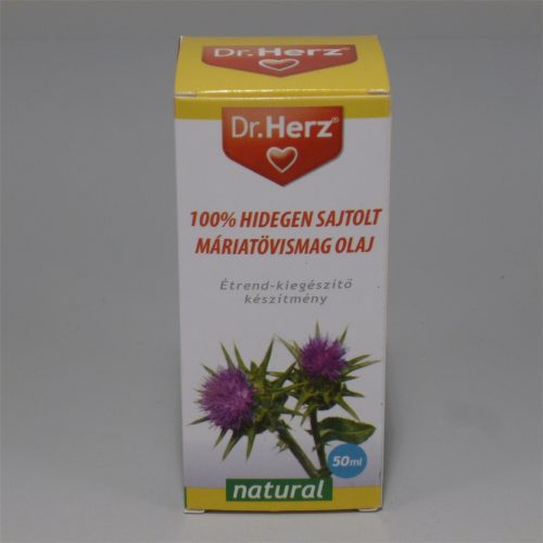 Dr.herz máriatövismag olaj 100% hidegen sajtolt 50 ml