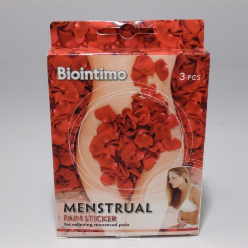 Biointimo menstruációs fájdalomcsillapitó tapasz 3 db