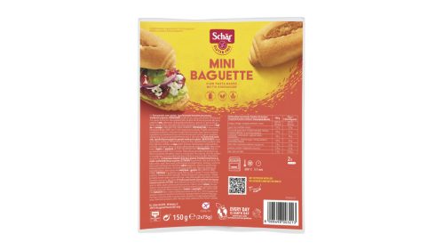 Schär gluténmentes mini bagett elősütött 2x75g 150 g