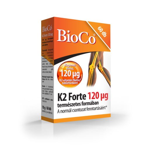 Bioco k2 vitamin forte tabletta 60 db