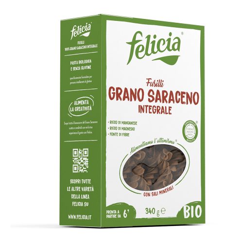 Felicia bio gluténmentes tészta hajdina fussili 250 g