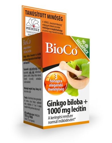 Bioco gingko biloba+lecitin 1000mg kapszula 90 db