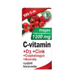   Dr.chen c-vitamin 1200mg+d3+cink+acerola+csipkebogyó tablett 105 db