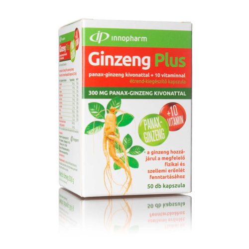 Innopharm ginzeng plus panax-ginzeng kivonattal +10 vitaminn 50 db