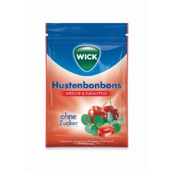   Wick cseresznye és eukaliptusz ízű torokcukorka cukormentes 72 g