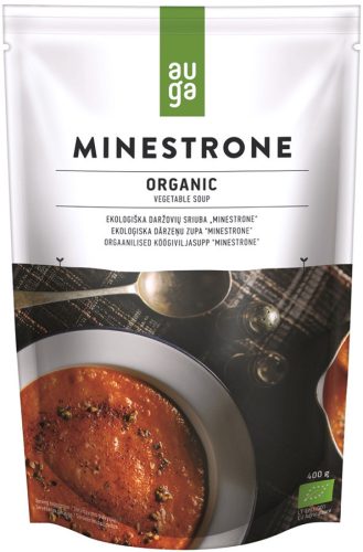 Auga bio vegán zöldséges minestrone leves 400 g