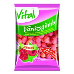   K. Vital varázsgömb cukormentes extrudált kukoricagolyó málna ízű 20 g