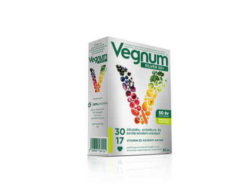 Vegnum silver 50+ étrendkiegészítő multivitamin kapszula 30 db