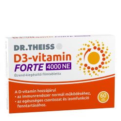   Dr.Theiss d3-vitamin forte étrend-kiegészítő filmtabletta 4000ne 60 db