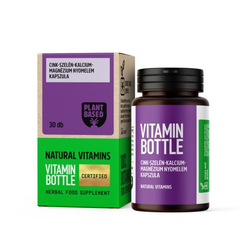 Vitamin Bottle cink-szelén-kalcium-magnézium kapszula 30 db