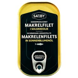 Saeby makrélafilé napraforgó olajban 125 g