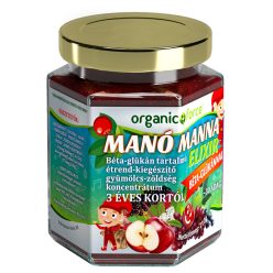   Organic force manó manna elixír béta-glükán tartalmú gyümölcs-zöldség koncentrátum gyerekeknek 3 éves kortól 210 g