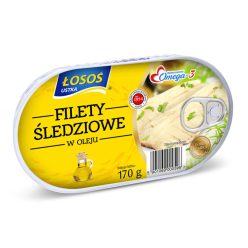 Losos heringfilé olajban 170 g