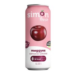   Simon gyümölcs fresh meggyfröccs szénsavas üditőital 330 ml