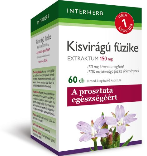 Interherb napi1 kisvirágú füzike extraktum kapszula 60 db