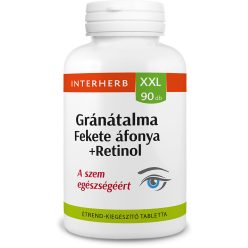   Interherb xxl gránátalma és fekete áfonya+retinol tabletta 90 b