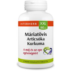   Interherb xxl máriatövis és articsóka és kurkuma tabletta 90 db