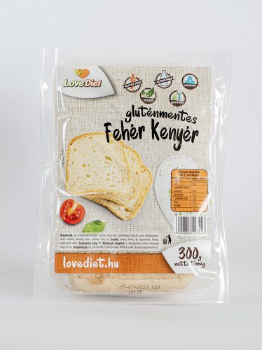 Lovediet gluténmentes fehér kenyér 300 g