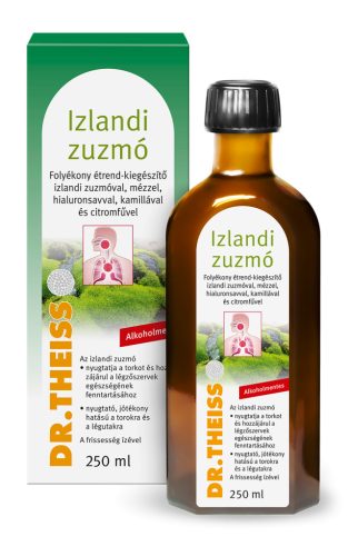 Dr.Theiss izlandi zuzmó folyékony étrend-kiegészítő 250 ml